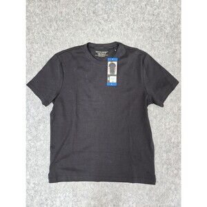 Banana Republic Luxe Touch Performance Tee Mens Large Black Cotton T-Shirt NWT